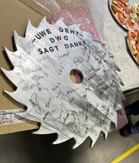 Verabschiedung Uwe Schmalowski - DWD Concepts