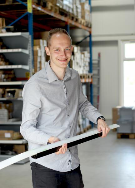 Konstruktionsleiter Matthias Fiebig