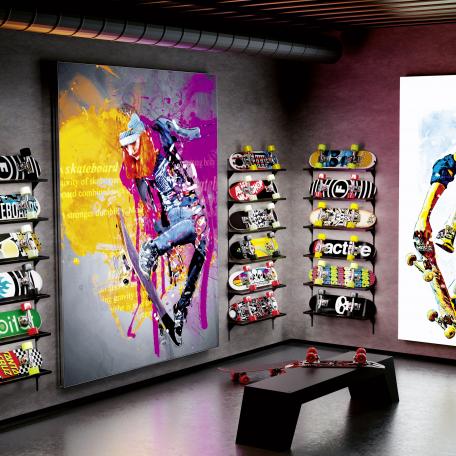 LED-Leuchtrahmen "Textil"