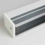 CALLU L LED luminaire – affixed to metal shelves via a magnetic strip