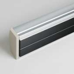 CALLU LED light strip - affixed to metal shelves via a magnetic strip