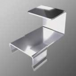 TAURI LED luminaire – clampable glass shelf clip for 10 mm glass shelves