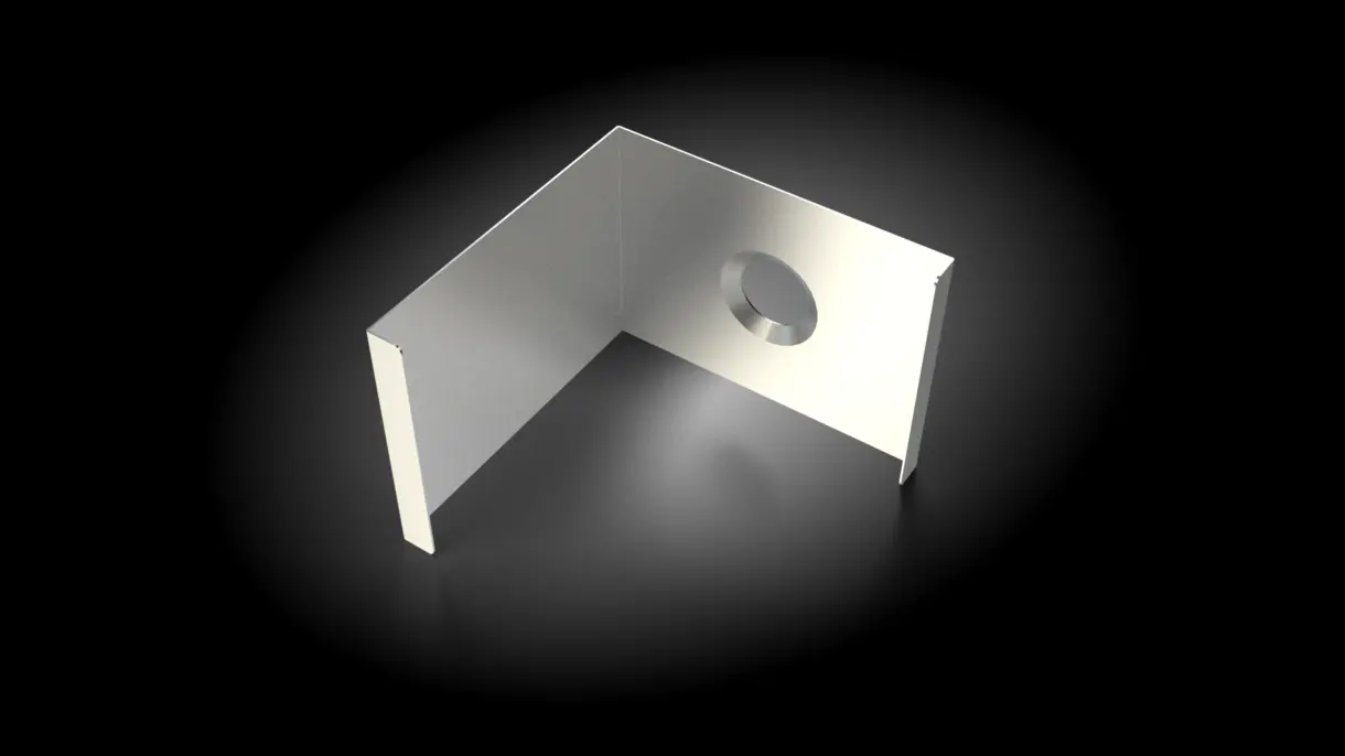 Anschraubbarer Clip zur Befestigung der LED-Lichtleiste TITA an Holzfachböden – stabile Montagelösung von DWD Concepts